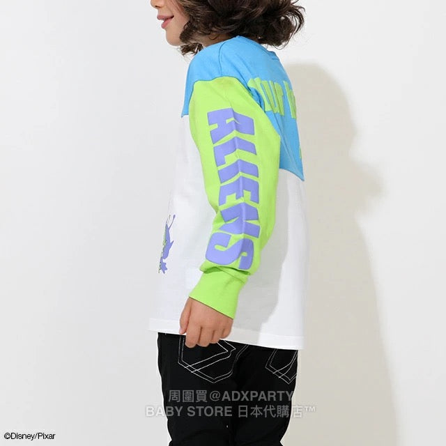 Japanese BDL x Disney ToyStory Printed Contrast Tops (80-140cm) for Boys/Girls Autumn