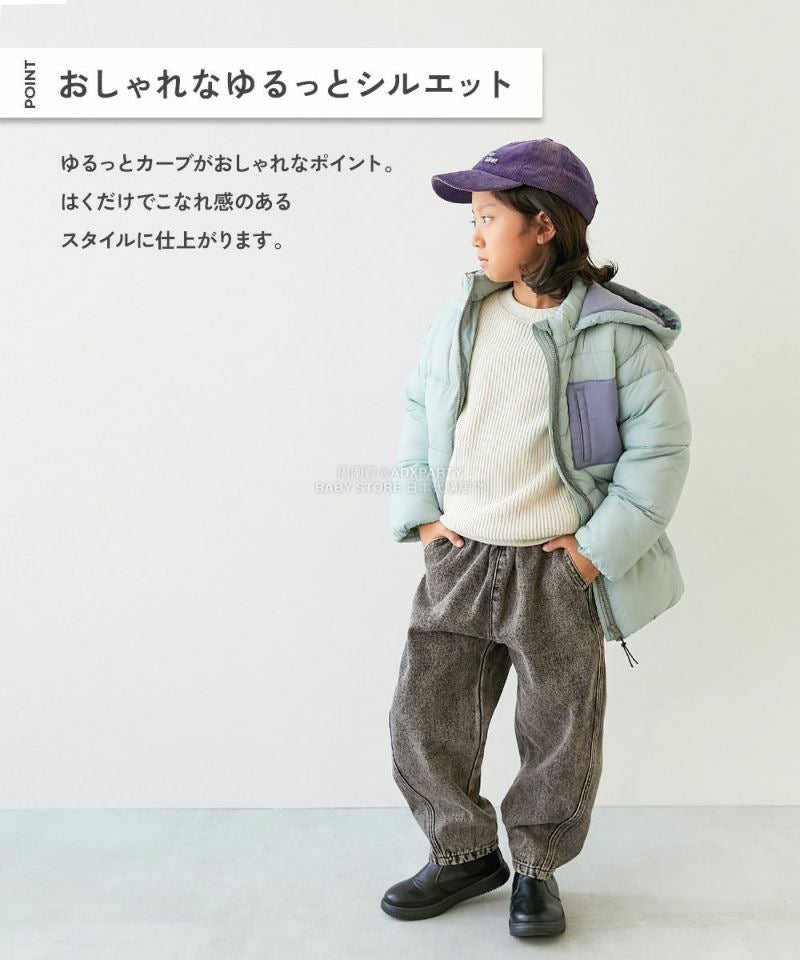 日本童裝 dev!rock 薄抓毛牛仔長褲 90-160cm 男童款/女童款 冬季 PANTS