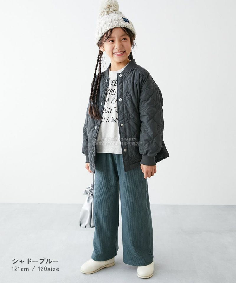 日本童裝 dev!rock 抓毛羅紋長褲 100-160cm 女童款 冬季 PANTS