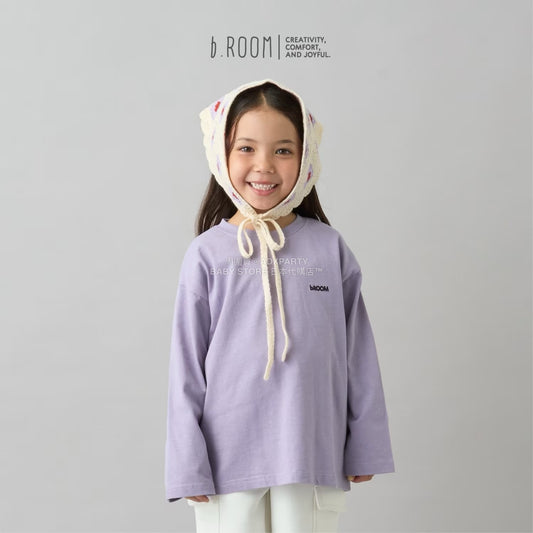 日本童裝 b・R# 簡約寬鬆oversized長袖上衣 100-150cm 男童款/女童款 冬季 TOPS