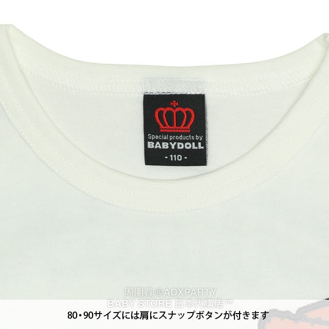 Japanese BDL x Disney ToyStory Fake Two-Piece Print Top (80-140cm) for Boys and Girls (Autumn)