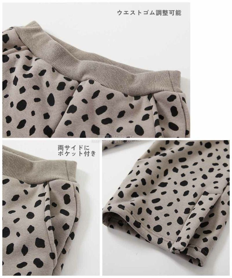 日本童裝 dev!rock 抓毛印花喇叭褲 100-160cm 女童款 冬季 PANTS
