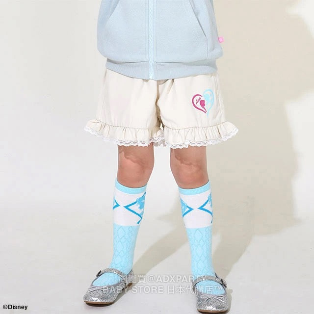 Japanese BDL x Disney Princess Lace Shorts 100-130cm Girls Autumn PANTS