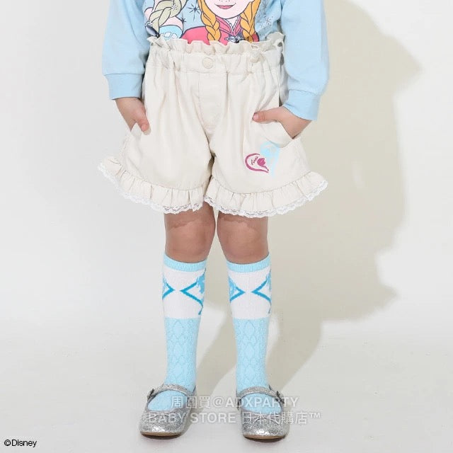 Japanese BDL x Disney Princess Lace Shorts 100-130cm Girls Autumn PANTS