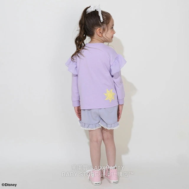 Japanese BDL x Disney Princess Lace Sleeve Top 100-130cm Girls Autumn TOPS