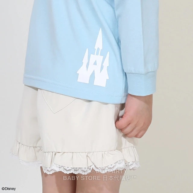 Japanese BDL x Disney Princess Lace Sleeve Top 100-130cm Girls Autumn TOPS