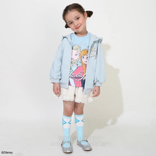 Japanese BDL x Disney Princess Lace Sleeve Top 100-130cm Girls Autumn TOPS