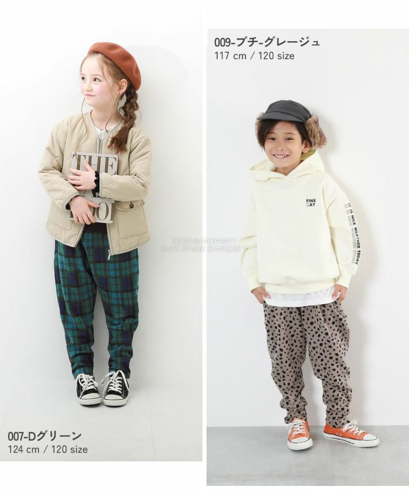 日本童裝 dev!rock 抓毛印花長褲 80-160cm 男童款/女童款 冬季 PANTS
