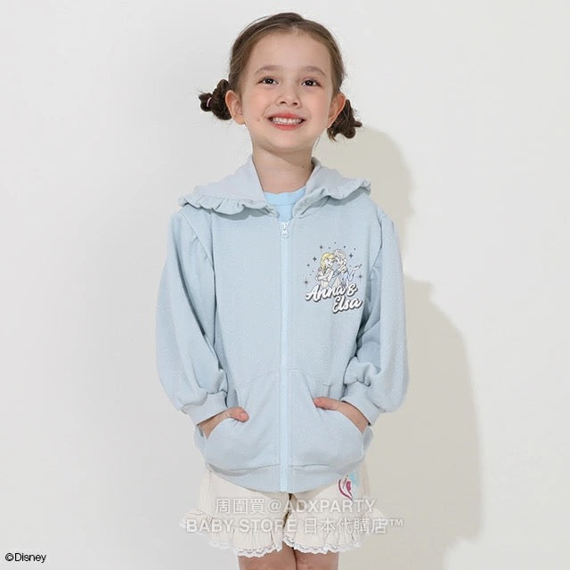 Japanese BDL x Disney Princess Lace Hooded Jacket 100-130cm Girls Autumn OUTERWEAR