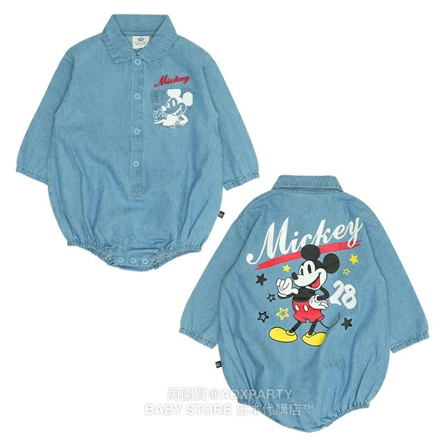 Japanese BDL x Disney Denim Jumpsuit (70-80cm) for Boys and Girls (Autumn Jumpsuit for Newborns)