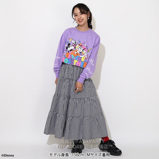 Japanese BDL x Disney Parent-Child Print Tops (S-XL) (Adult Autumn)