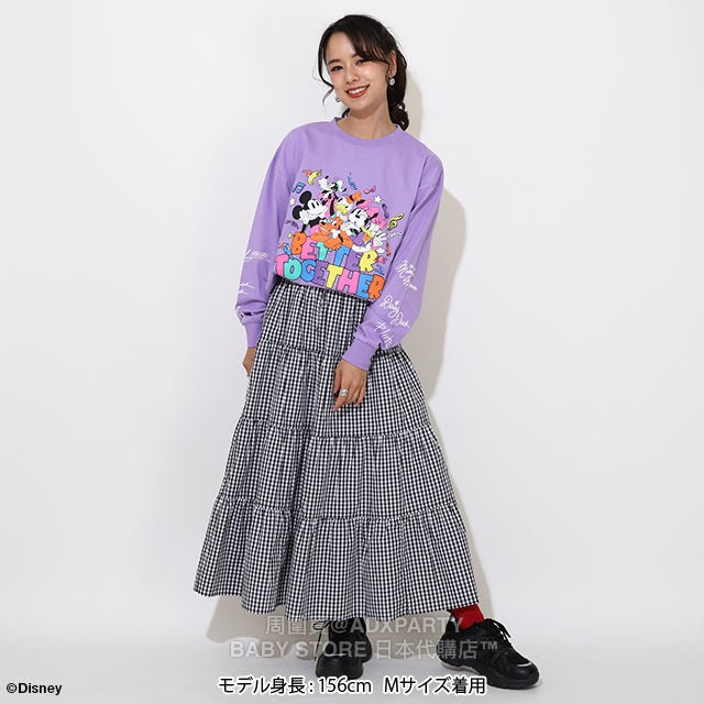 Japanese BDL x Disney Parent-Child Print Tops (S-XL) (Adult Autumn)