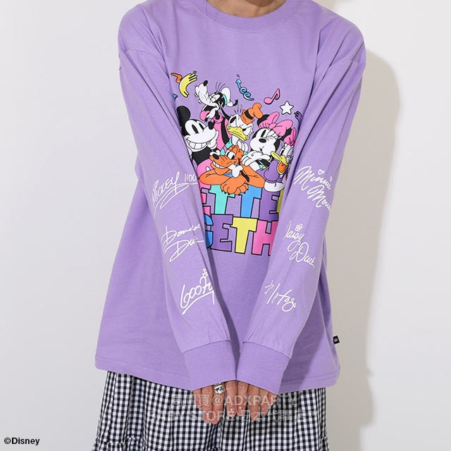 Japanese BDL x Disney Parent-Child Print Tops (S-XL) (Adult Autumn)