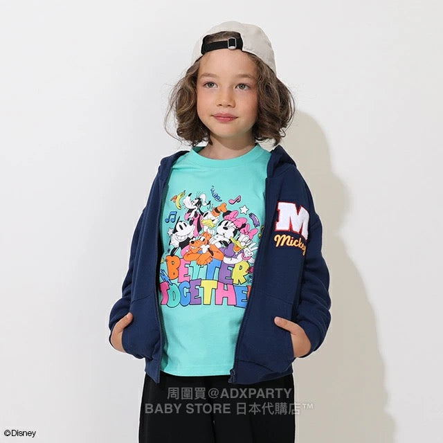 Japanese BDL x Disney parent-child print tops (80-150cm) for boys and girls (Autumn)