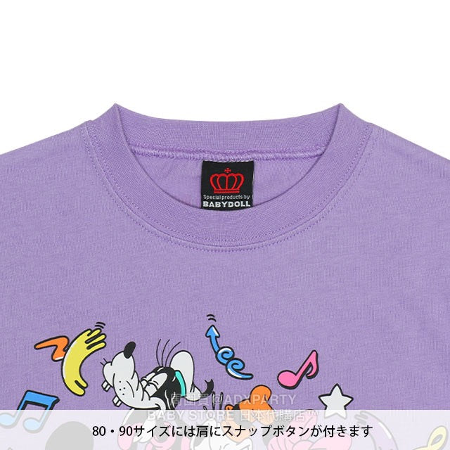 Japanese BDL x Disney parent-child print tops (80-150cm) for boys and girls (Autumn)