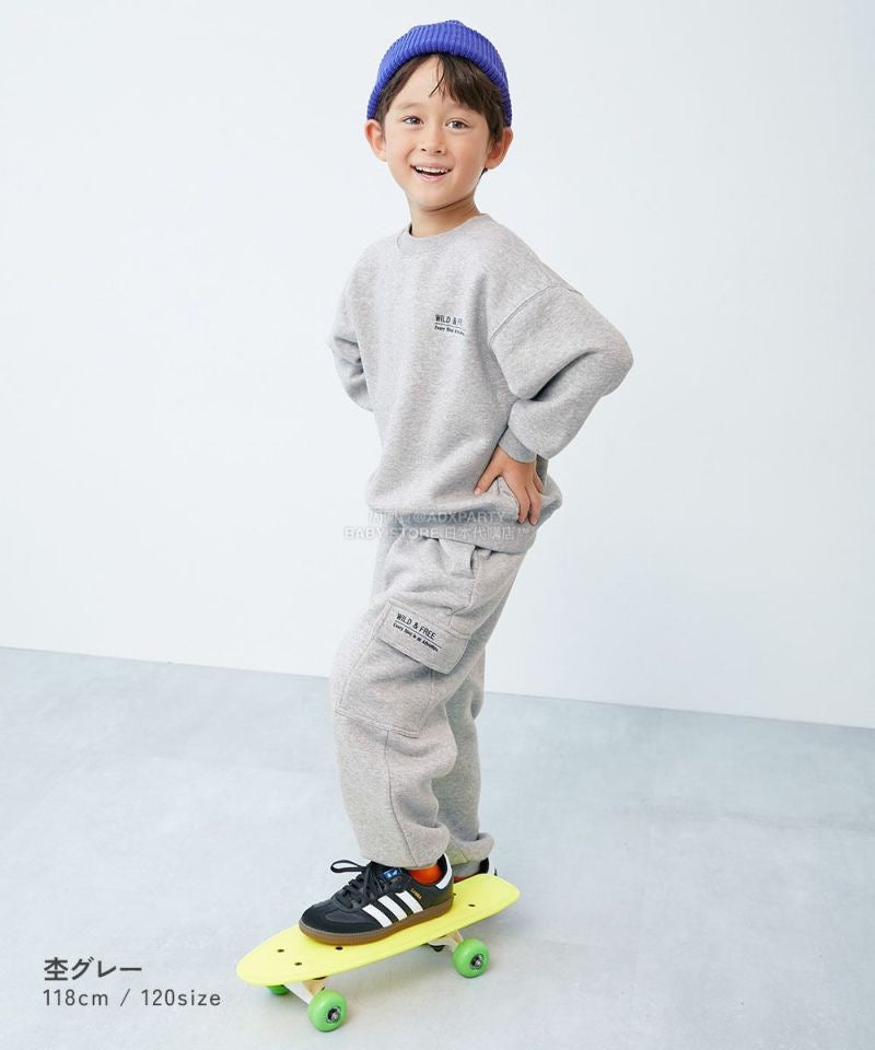 日本童裝 dev!rock 衛衣長褲兩件套裝 100-160cm 男童款/女童款 冬季 TOPS PANTS