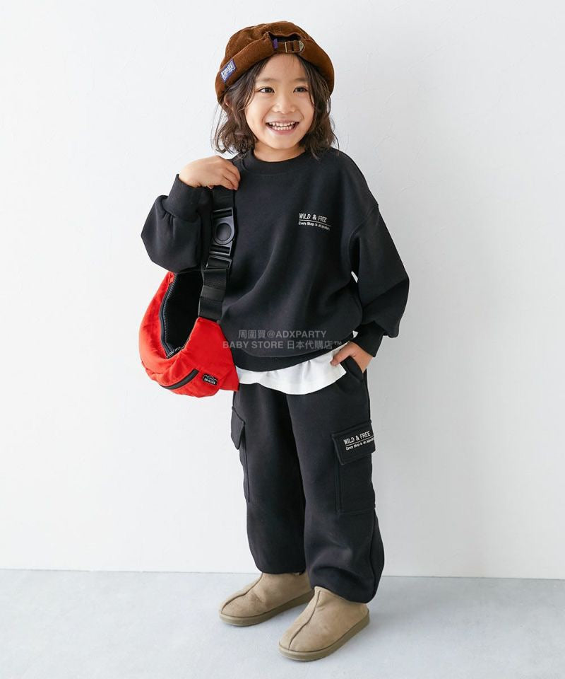 日本童裝 dev!rock 衛衣長褲兩件套裝 100-160cm 男童款/女童款 冬季 TOPS PANTS