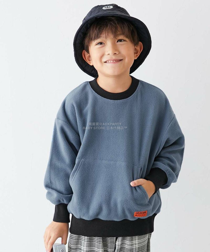 日本童裝 dev!rock 絨毛衛衣 100-160cm 男童款/女童款 冬季 TOPS