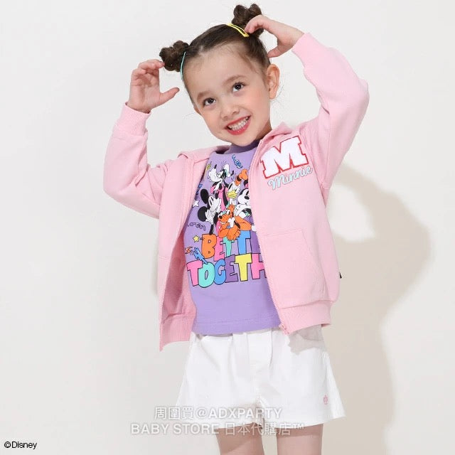 Japanese BDL x Disney Parent-Child Printed Sweatshirt Jacket 80-150cm Boys/Girls Fall Outerwear