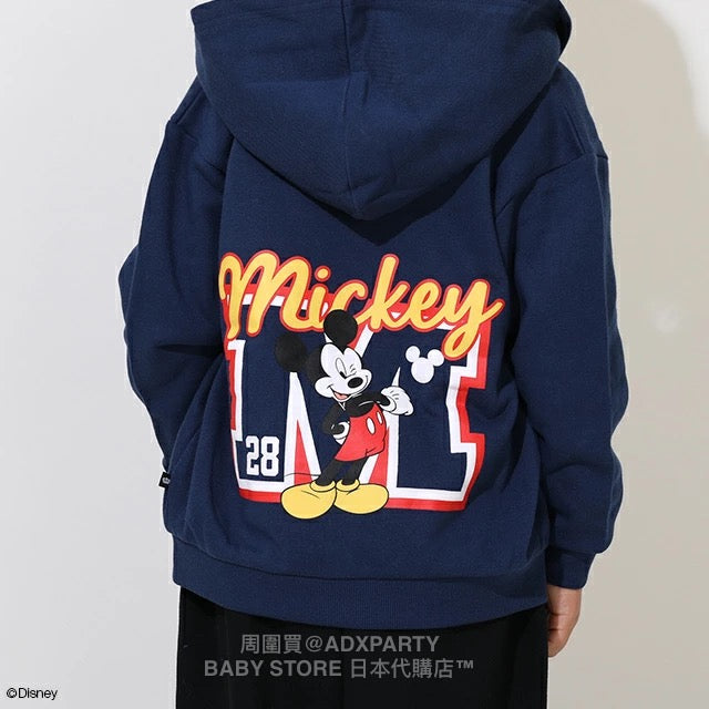 Japanese BDL x Disney Parent-Child Printed Sweatshirt Jacket 80-150cm Boys/Girls Fall Outerwear