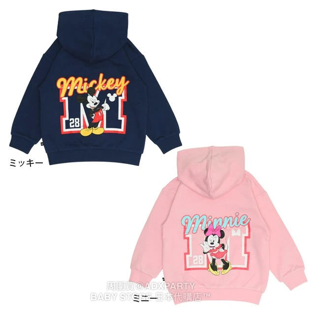 Japanese BDL x Disney Parent-Child Printed Sweatshirt Jacket 80-150cm Boys/Girls Fall Outerwear