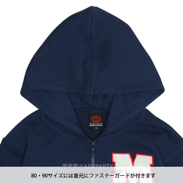 Japanese BDL x Disney Parent-Child Printed Sweatshirt Jacket 80-150cm Boys/Girls Fall Outerwear
