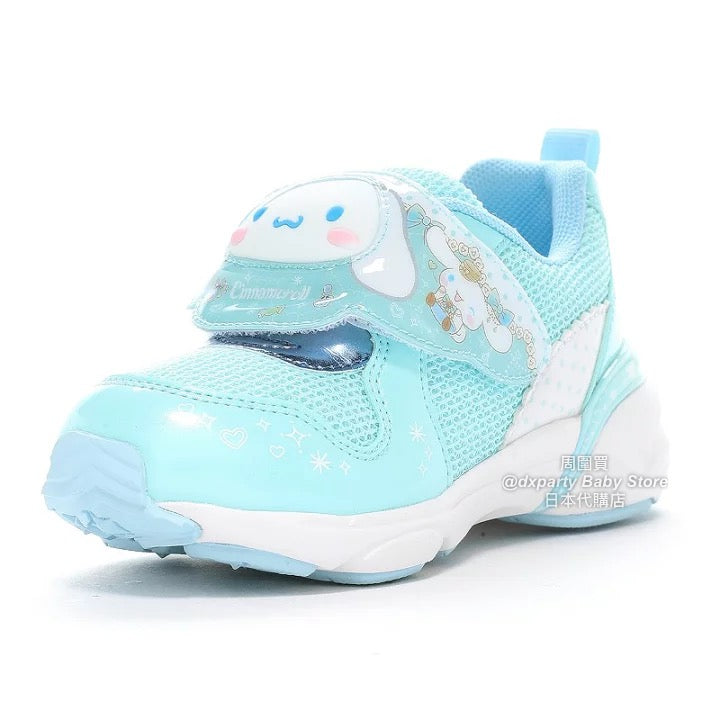 Moonstar x Sanrio LED-illuminated antibacterial and deodorant children's shoes (14-19cm) - direct from Japan. Girls' shoe collection.
