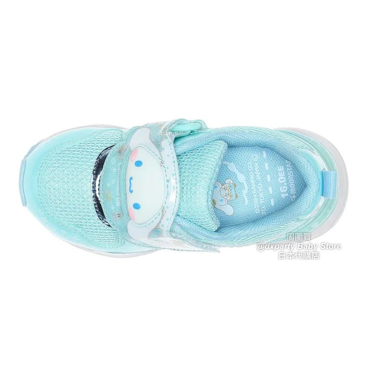 Moonstar x Sanrio LED-illuminated antibacterial and deodorant children's shoes (14-19cm) - direct from Japan. Girls' shoe collection.