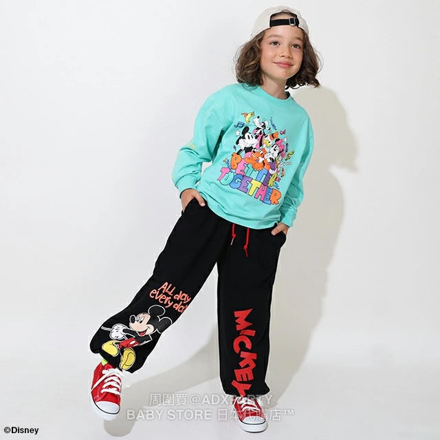 Japanese BDL x Disney Printed Sweatpants 80-140cm Boys' Autumn PANTS