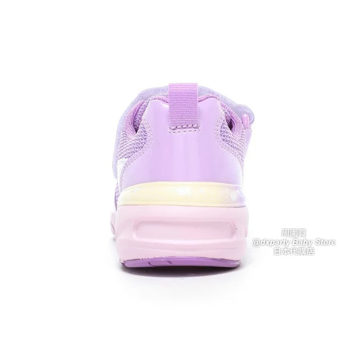Moonstar x Sanrio LED-illuminated antibacterial and deodorant children's shoes (14-19cm) - direct from Japan. Girls' shoe collection.