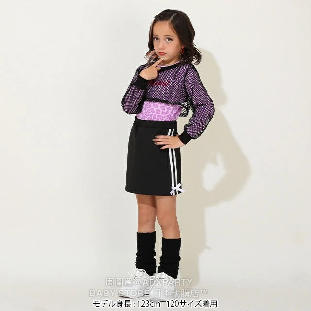 Japanese children's clothing BDL mesh top and long-sleeved top two-piece set 90-140cm girls autumn TOPS