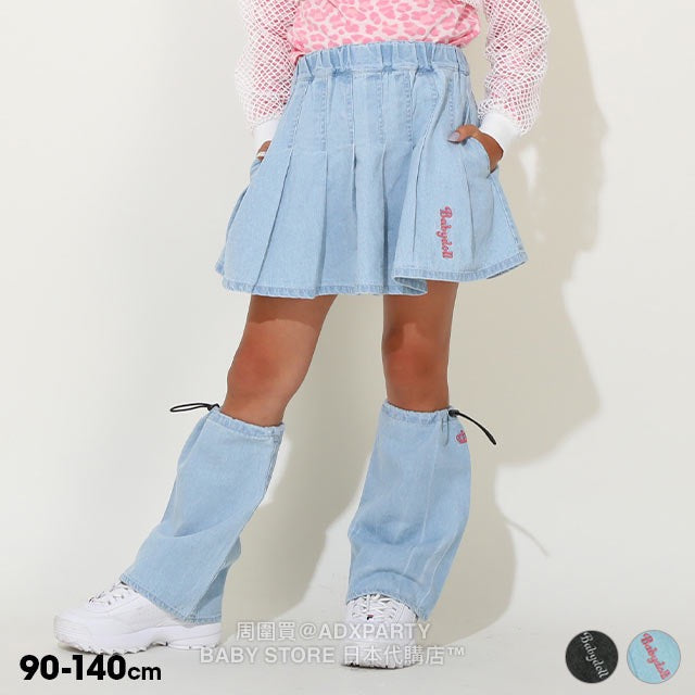 Japanese children's clothing BDL denim skirt with socks set 90-140cm girls autumn SKIRTS