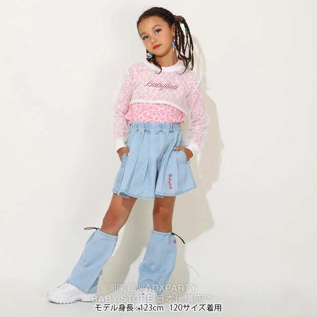 Japanese children's clothing BDL denim skirt with socks set 90-140cm girls autumn SKIRTS