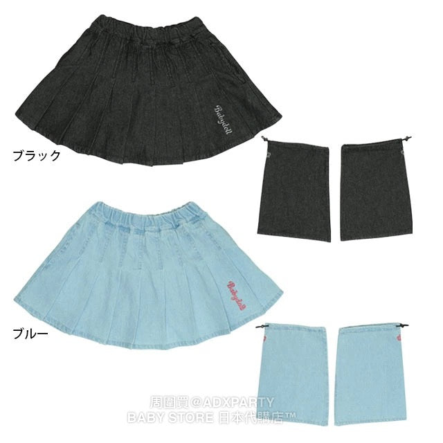 Japanese children's clothing BDL denim skirt with socks set 90-140cm girls autumn SKIRTS