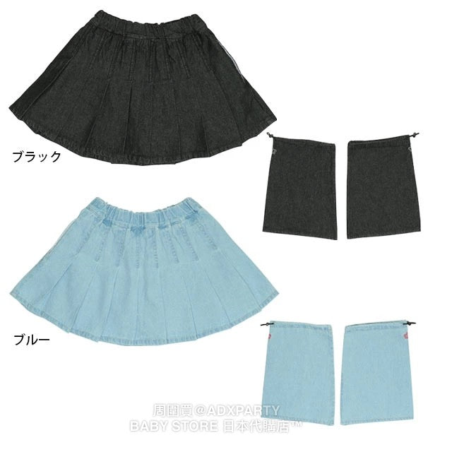 Japanese children's clothing BDL denim skirt with socks set 90-140cm girls autumn SKIRTS