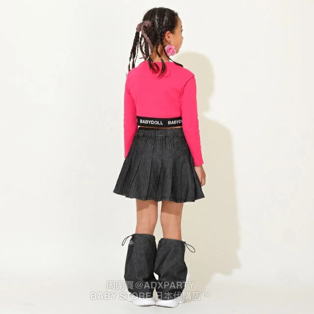 Japanese children's clothing BDL off-the-shoulder top 90-140cm girls autumn TOPS