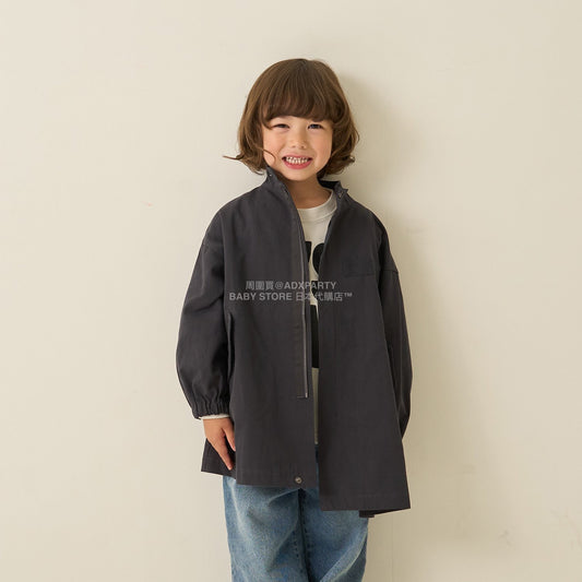 日本童裝 b・R# 中長版摩登大褸 100-150cm 男童款 冬季 (適合初秋、香港平均溫度、寒冷天氣)OUTERWEAR