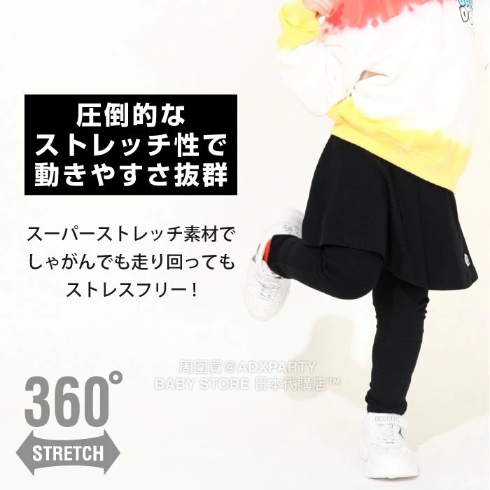 Japanese children's clothing BDL solid color fake two-piece skirt with leggings 80-150cm girls' four seasons SKIRTS PANTS DBL all-match style