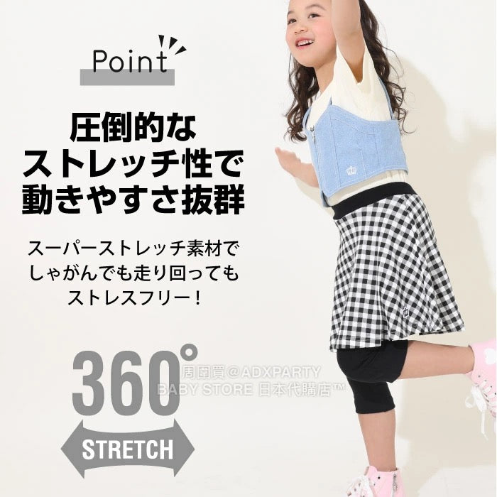 Japanese children's clothing BDL fake two-piece skirt with three-quarter leggings 80-150cm girls summer SKIRTS PANTS DBL all-match style
