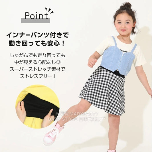 Japanese children's clothing BDL short skirt with leggings 80-150cm girls summer SKIRTS PANTS DBL all-match style Part 2