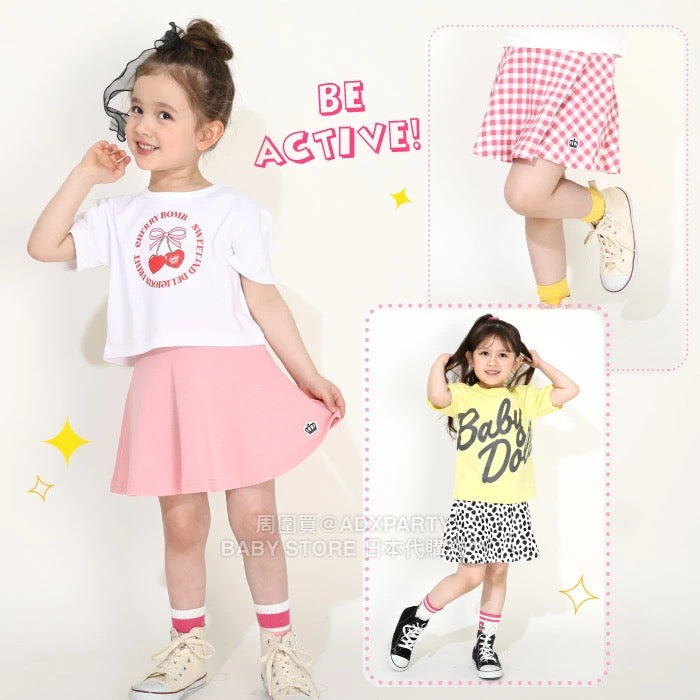 Japanese children's clothing BDL short skirt with leggings 80-150cm girls summer SKIRTS PANTS DBL all-match style Part 2
