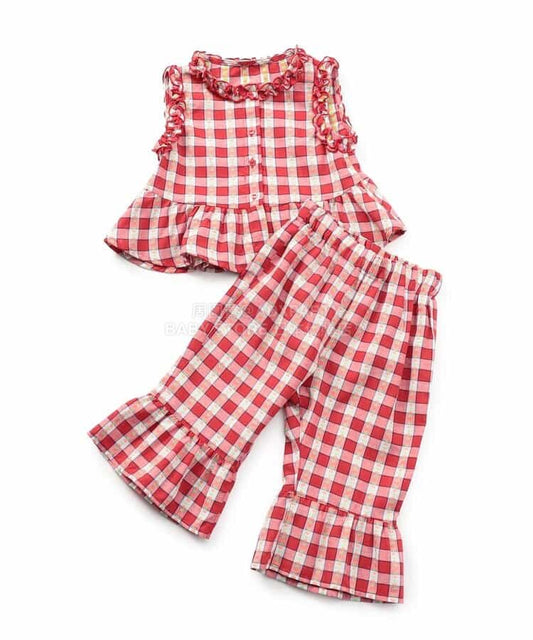 日本童裝 apres les cours 背心長褲兩件套裝 80-140cm 女童款 夏季 PANTS TOPS