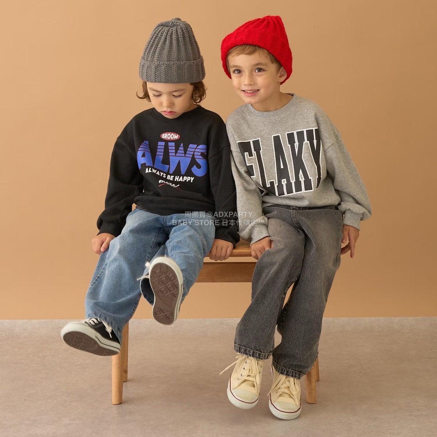 日本童裝 b・R# 印花衛衣 100-150cm 男童款 冬季 TOPS