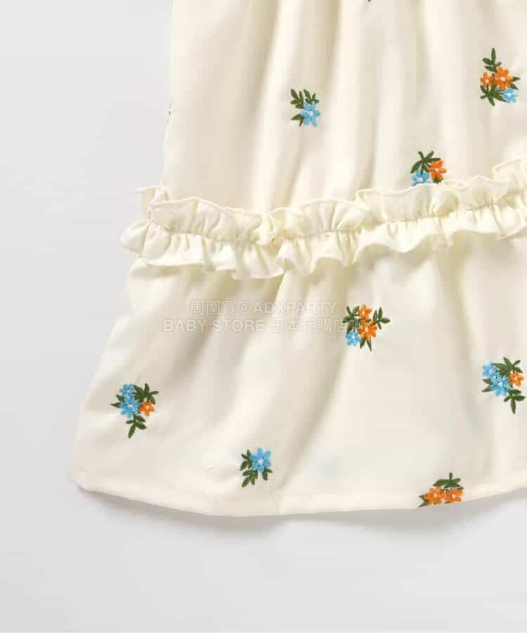 日本童裝 apres les cours 刺繡吊帶連身裙 90-140cm 女童款 夏季 DRESSES