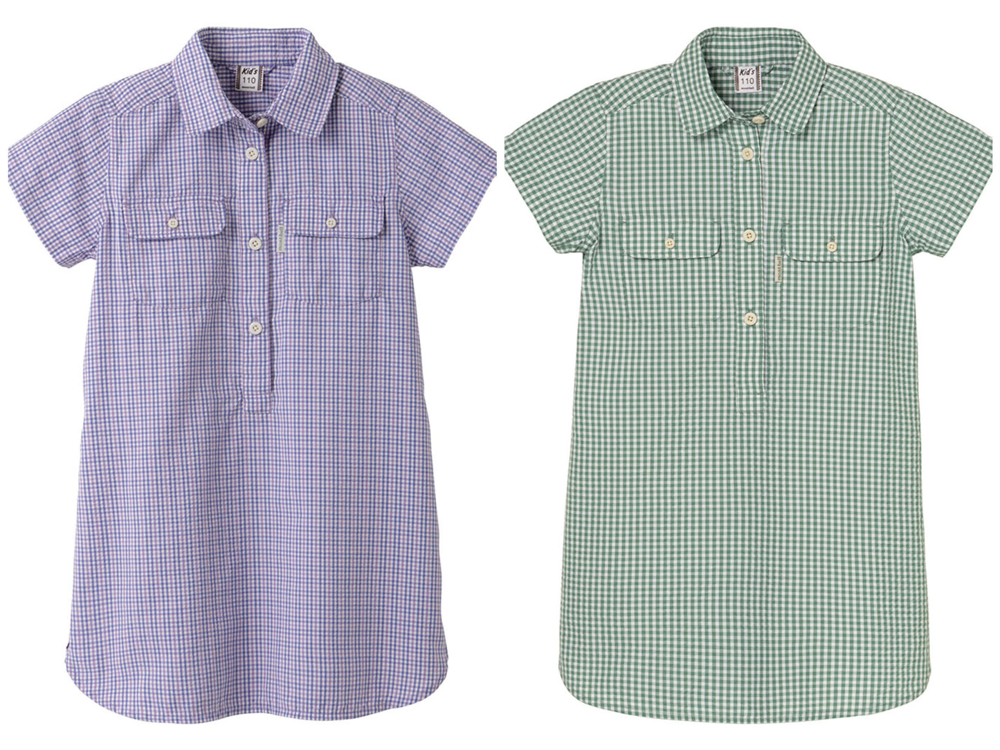 Japanese mont-bell UV-proof/quick-drying series shirt dress 100-120cm girls summer dresses