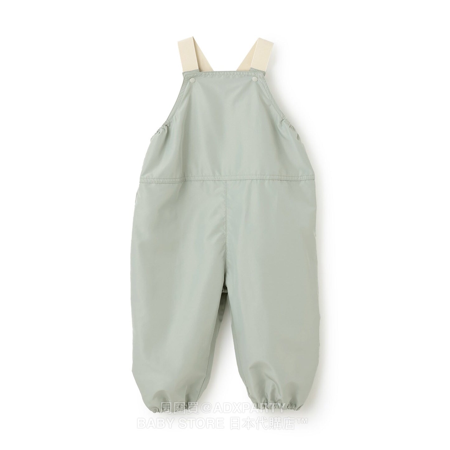 Japanese children's clothing pe#main waterproof series ruffled work pants 80-130cm boys' summer jumpsuit