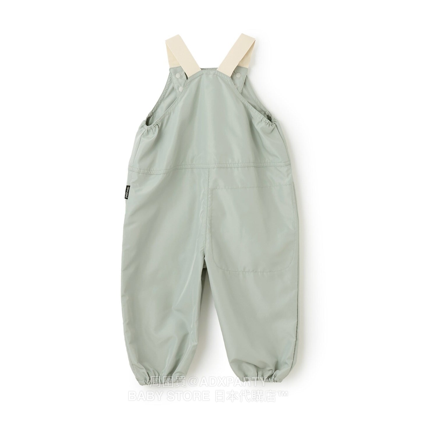 Japanese children's clothing pe#main waterproof series ruffled work pants 80-130cm boys' summer jumpsuit