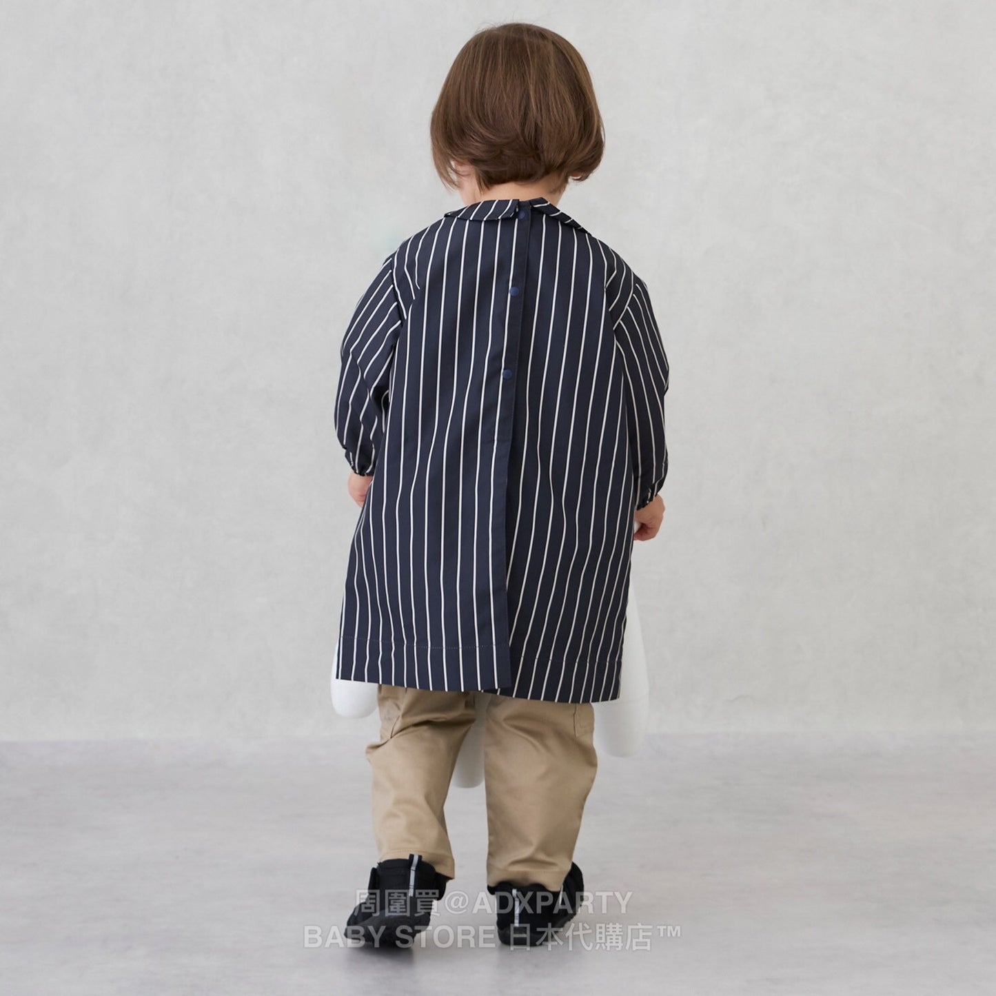 Japanese children's clothing pe#main waterproof series apron 80-130cm boys' summer TOPS