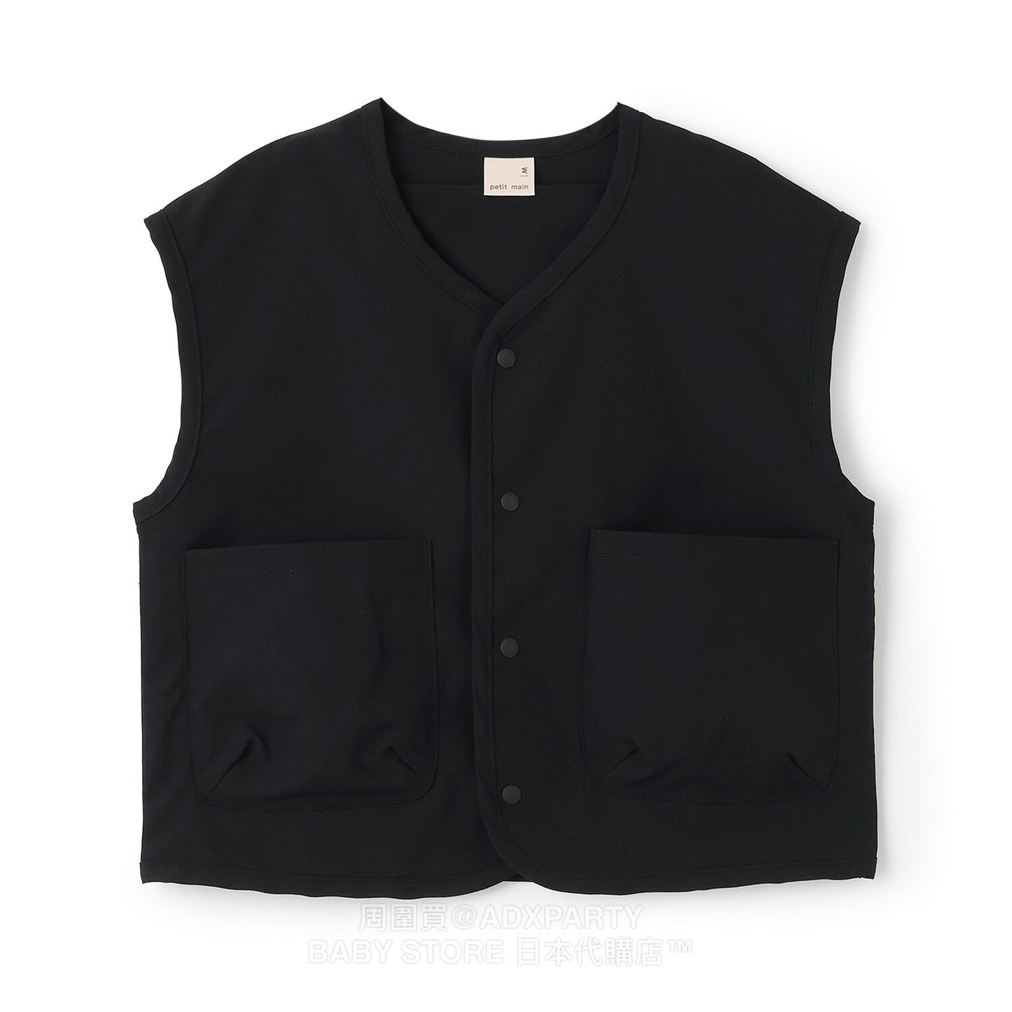 Japanese children's clothing pe#main cool lotus leaf vest 80-130cm boys summer TOPS