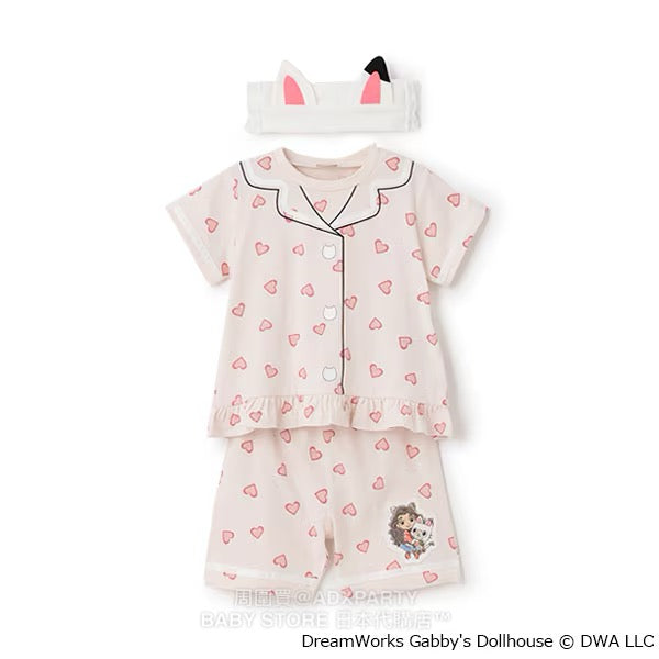 Japanese children's clothing pe#main x Gabby's Dollhouse pajamas 90-130cm girls' summer pajamas series